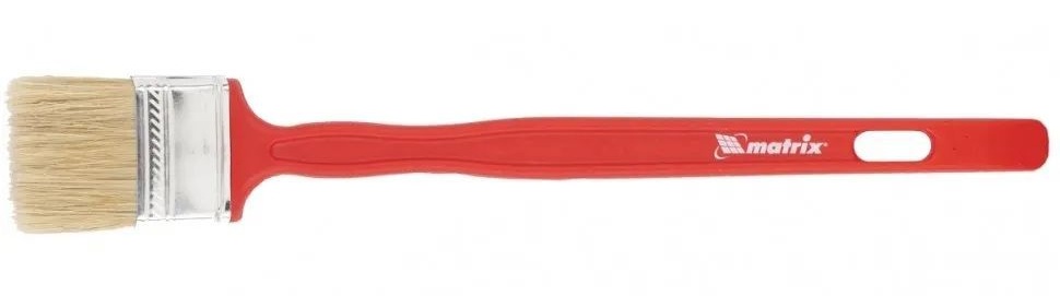 Кисть радиаторная с натуральной щетиной Matrix Color Line Эмали (50х12мм) 83358