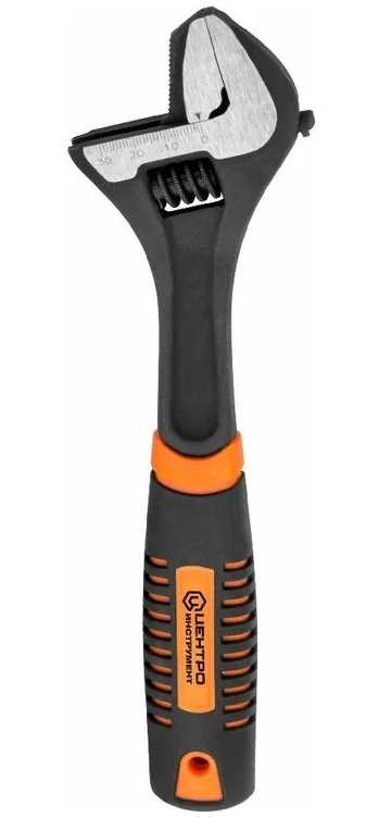 Разводной ключ с переставной губкой Центроинструмент (12/300мм) 1355