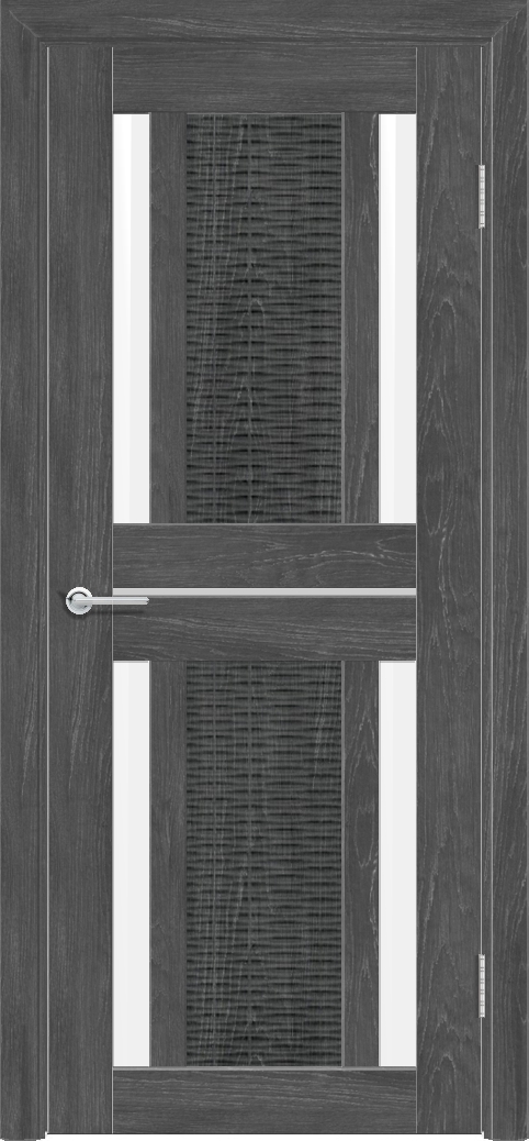 Т26, Дуб графит, Лакобель белый