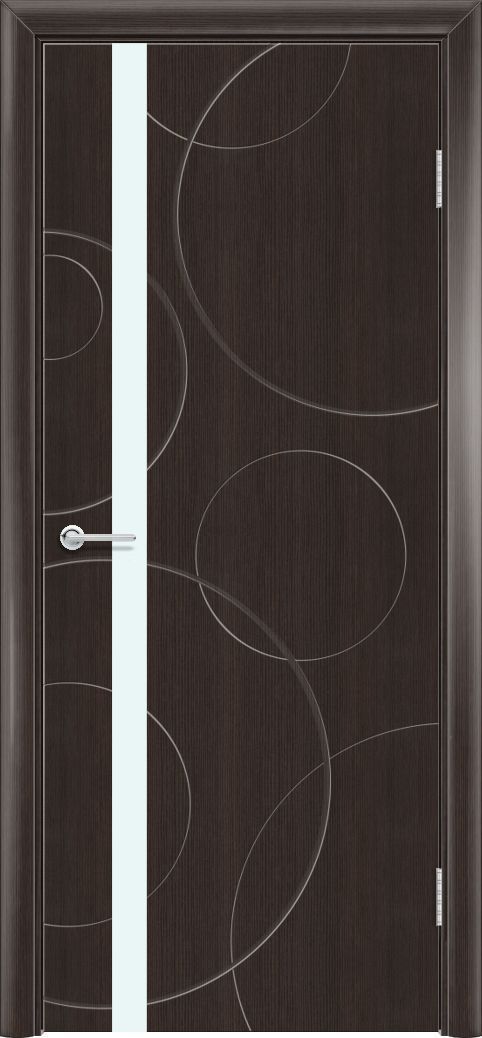 M52, Темный орех рифленый, Лакобель белый