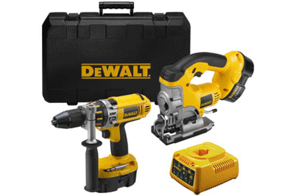 Набор инструмента аккумуляторный Dewalt DC 925 JB: дрель DC 925 + лобзик DC 330