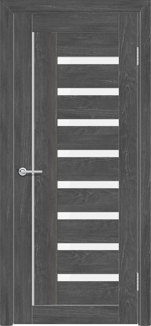 Т3, Дуб графит, Белое матовое