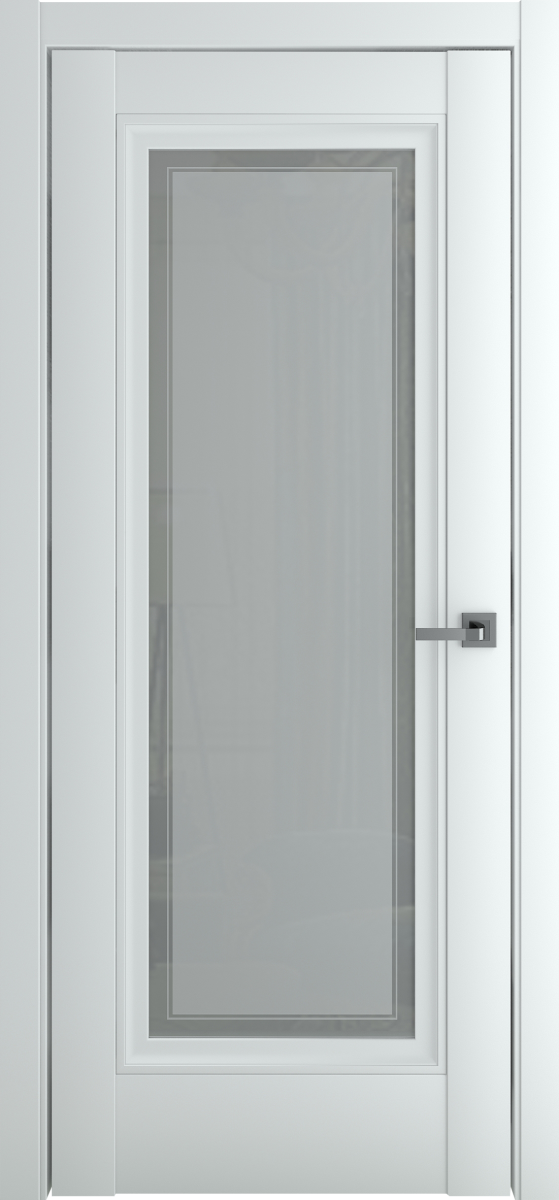 Неаполь В2, Classic Baguette, Экошпон, Матовый белый, Сатинат