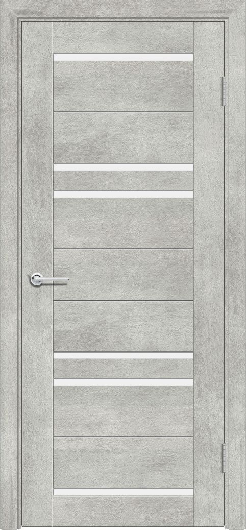 Т16, Серый бетон, Белое матовое