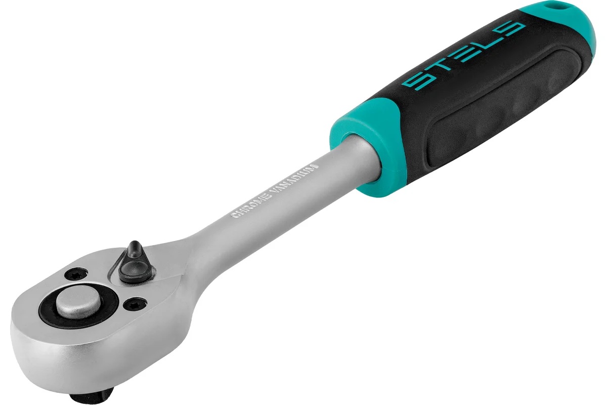 Ключ-трещотка с быстрым сбросом STELS (3/8", 72 зуба) 14026