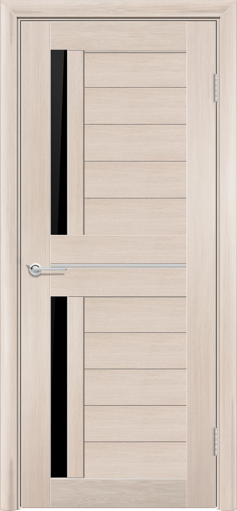 P4, Дуб капучино, Лакобель черный