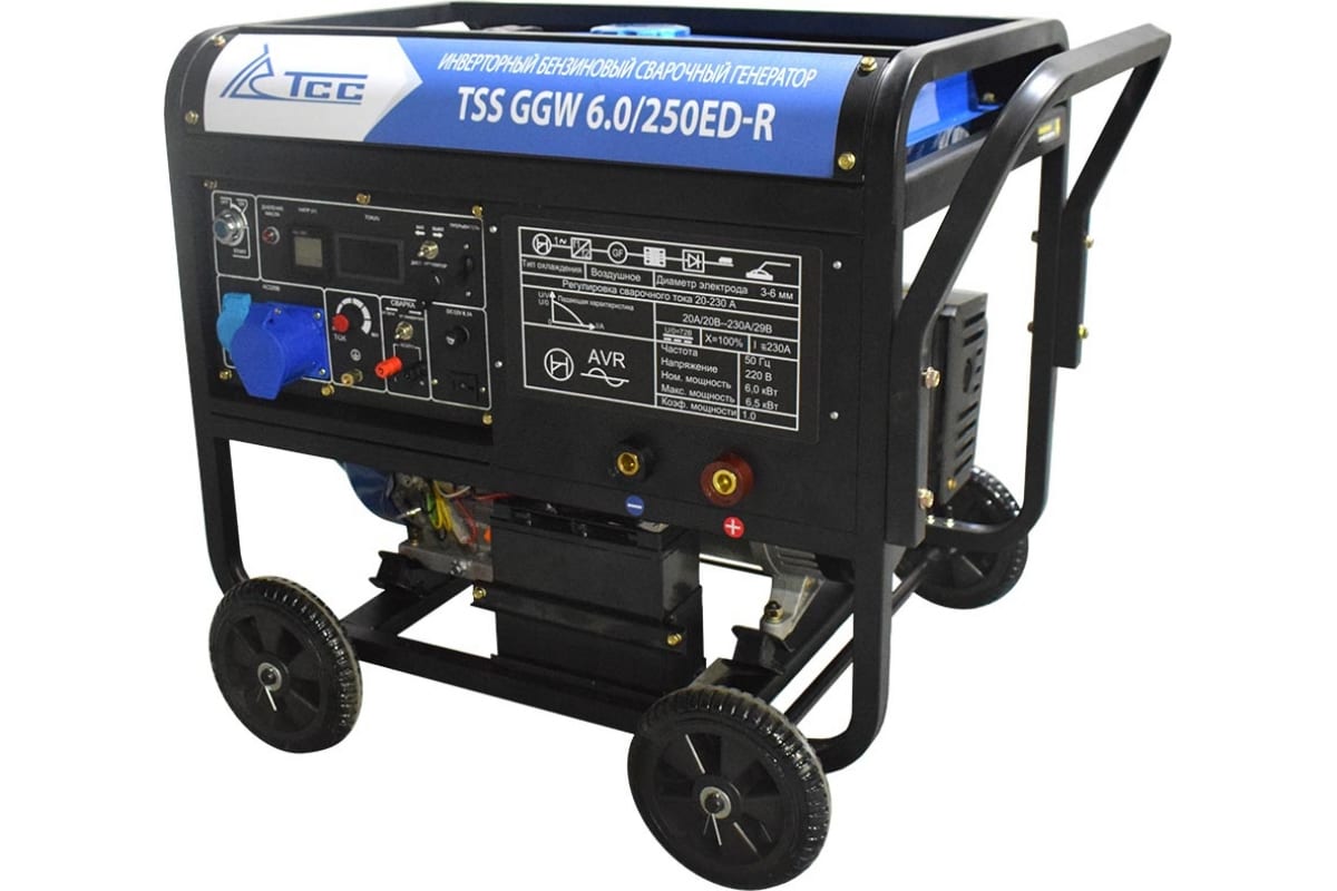 Генератор сварочный бензиновый Tss GGW 6.0/250ED-R 022959