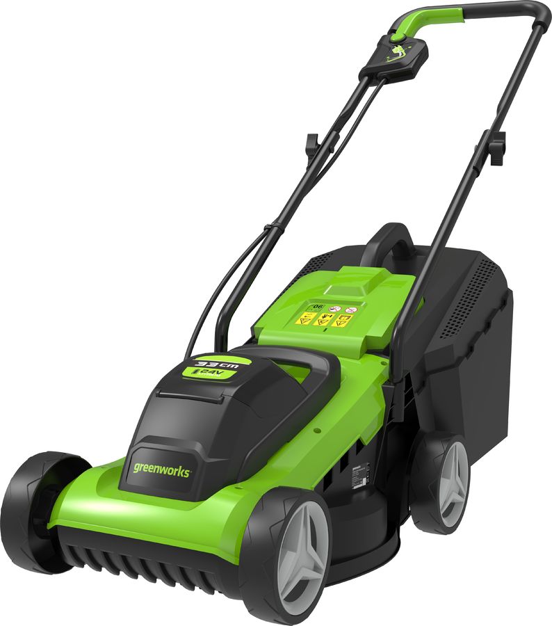 Газонокосилка аккумуляторная Greenworks G24LM33K2 2509607