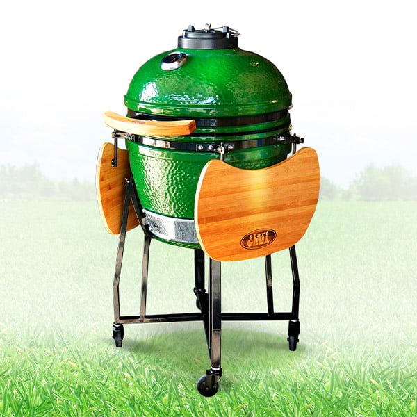 Гриль керамический Start Grill-18 (48 см), зеленый