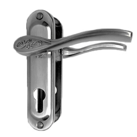 Ручка на планке Ferre 61.1313 mini AL алюминий, SN/CP сатин/хром