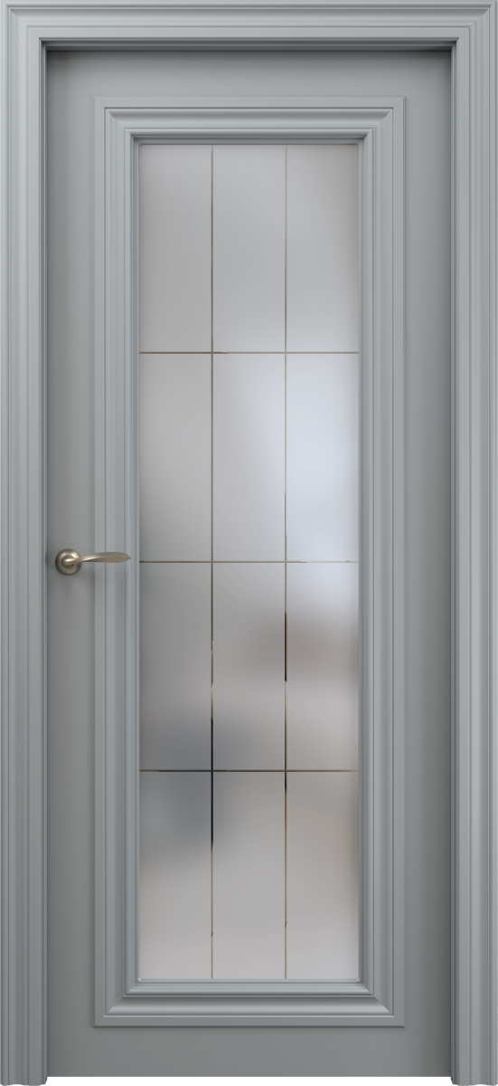 Montreal 1, Montreal, Экошпон, Софт бархат серый, Сатинат белое, Корсика