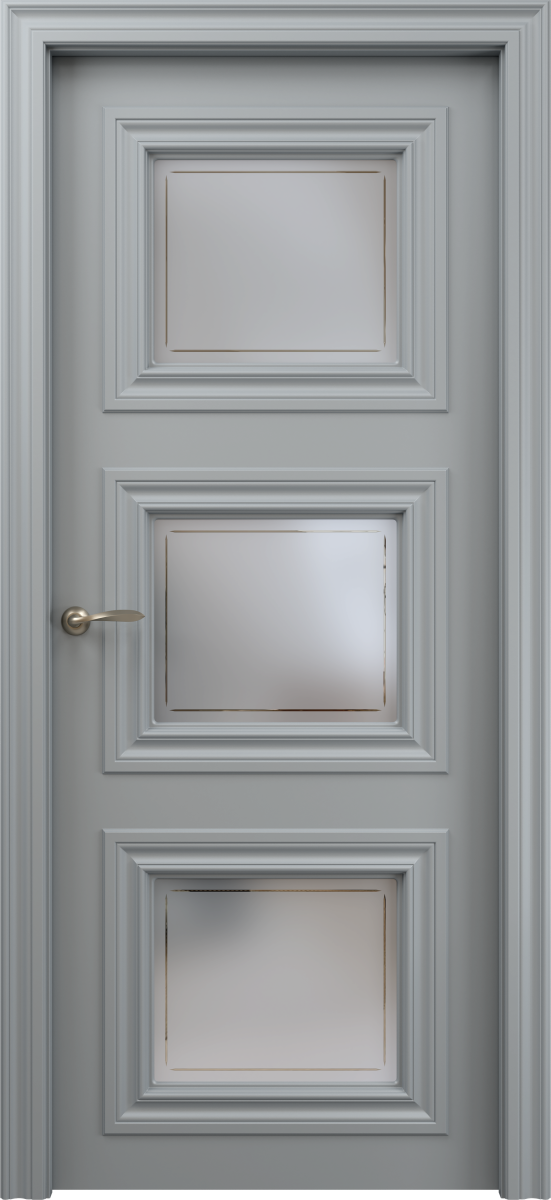 Montreal 5, Montreal, Экошпон, Софт бархат серый, Сатинат белое