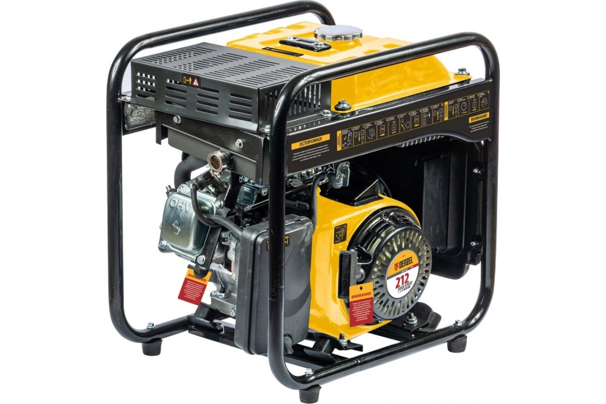 Генератор инверторный бензиновый Denzel GT-2500iF 94704 2,5кВт 220В ручной