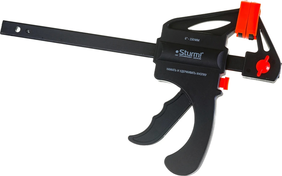 Струбцина F-образная, быстрозажимная Sturm 1078-04-150