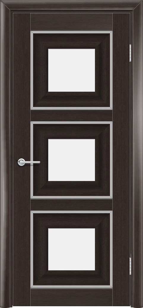 Т47, Орех темный рифленый, Белое матовое