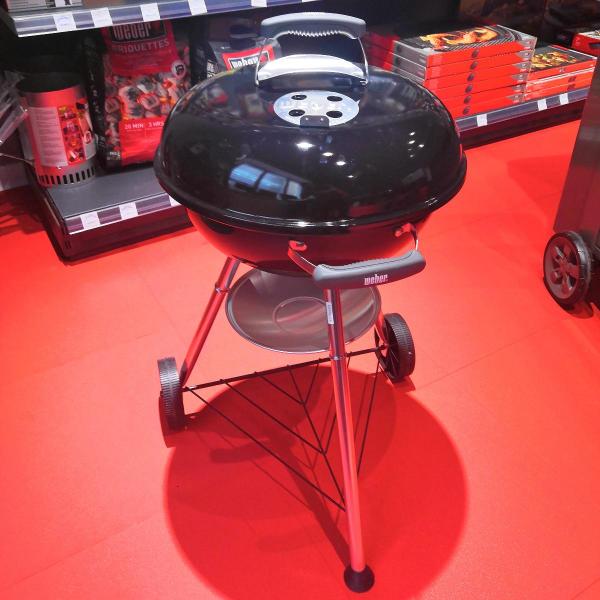 Гриль угольный Weber Compact Kettle, 47 см черный