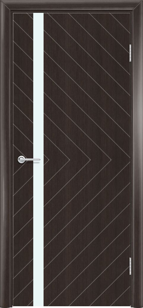 M55, Темный орех рифленый, Лакобель белый