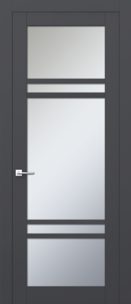 V 15, Vista, Экошпон, Софт графит, Белое матовое