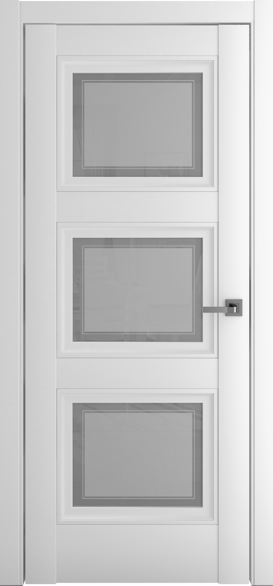 Гранд В2, Classic Baguette, Экошпон, Матовый белый, Сатинат