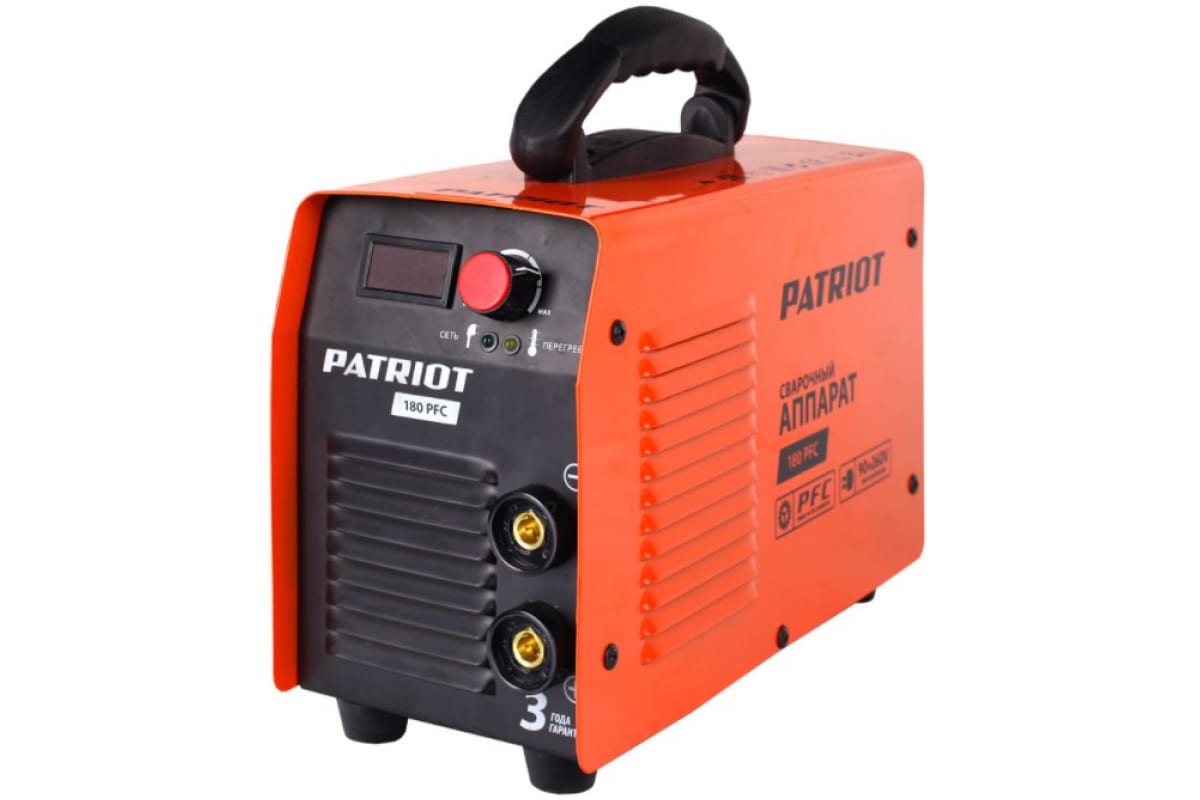 Сварочный аппарат инверторный Patriot 180 PFC 605302130