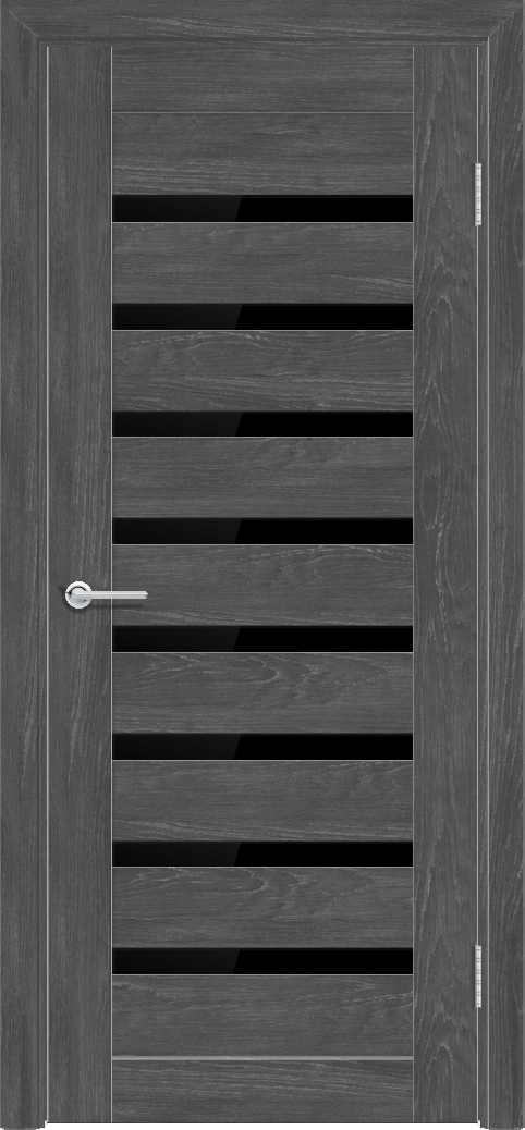 Т2, Дуб графит, Лакобель черный