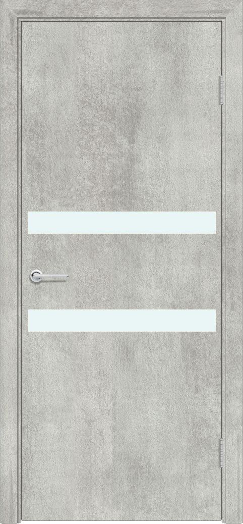 M1, Бетон серый, Лакобель белый