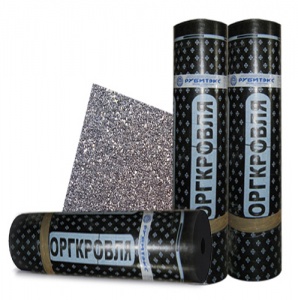 Рубитекс К-4.5 (ст/тк.) 10м2, с крошкой 23рул/п, ткань 10м