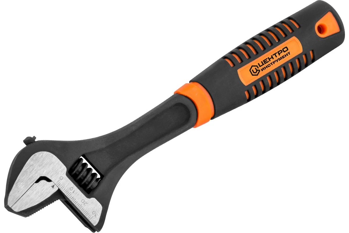 Разводной ключ с переставной губкой Центроинструмент (10/250мм) 1354