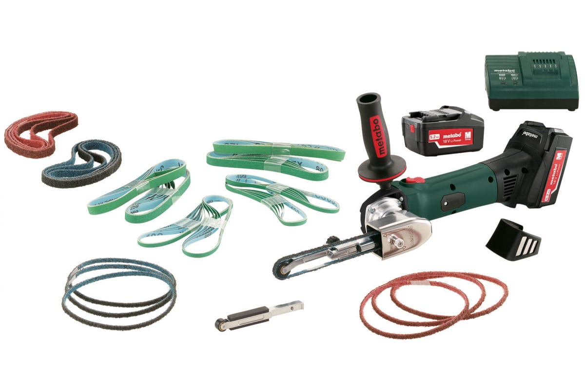Шлифмашина ленточная аккумуляторная Metabo BF 18 LTX Set 90 600321880