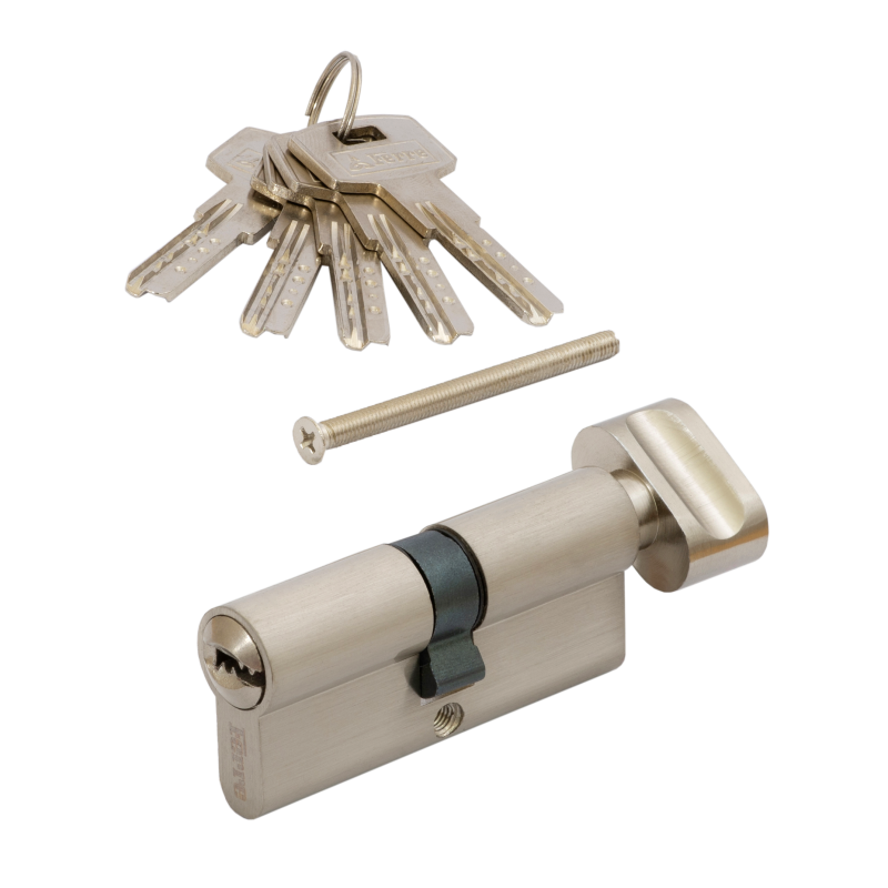 Цилиндровый механизм Vettore (Ferre) ZN M60 ZC 30Tx30 NI-никель 20096