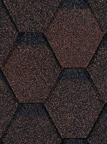 Гибкая черепица "Eurasia шестигранник" (1000х318/3м2/уп)