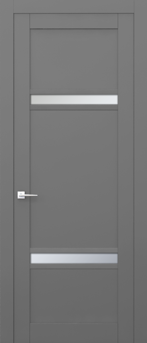 V 13, Vista, Экошпон, Софт серый, Белое матовое