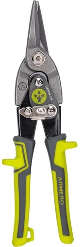 Ножницы по металлу с прямым резом Armero (250мм) A521/251