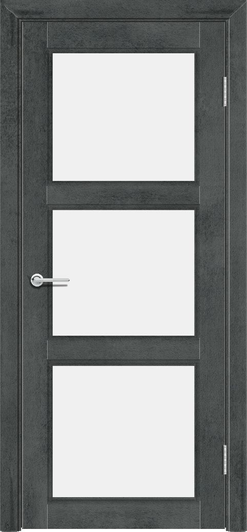 Т44, Темный бетон, Белое матовое