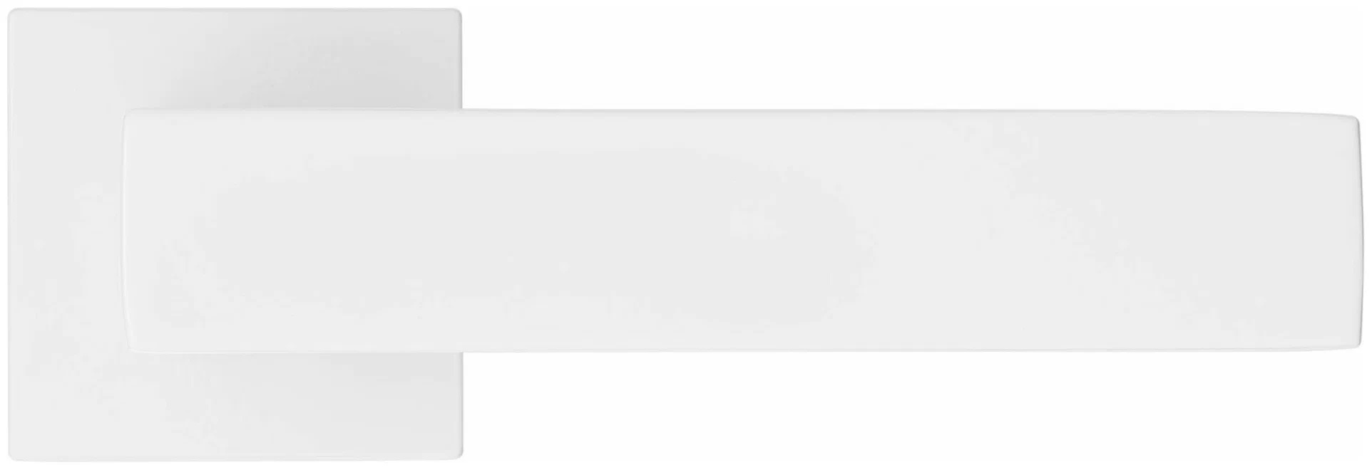 Дверная ручка на раздельном основании Iron белый 14241
