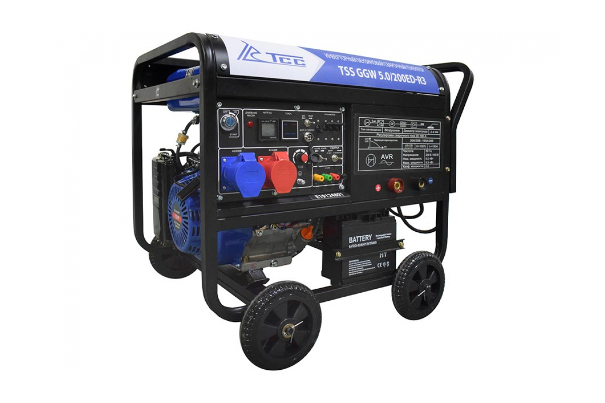 Генератор сварочный бензиновый Tss GGW 5.0/200ED-R3 026494