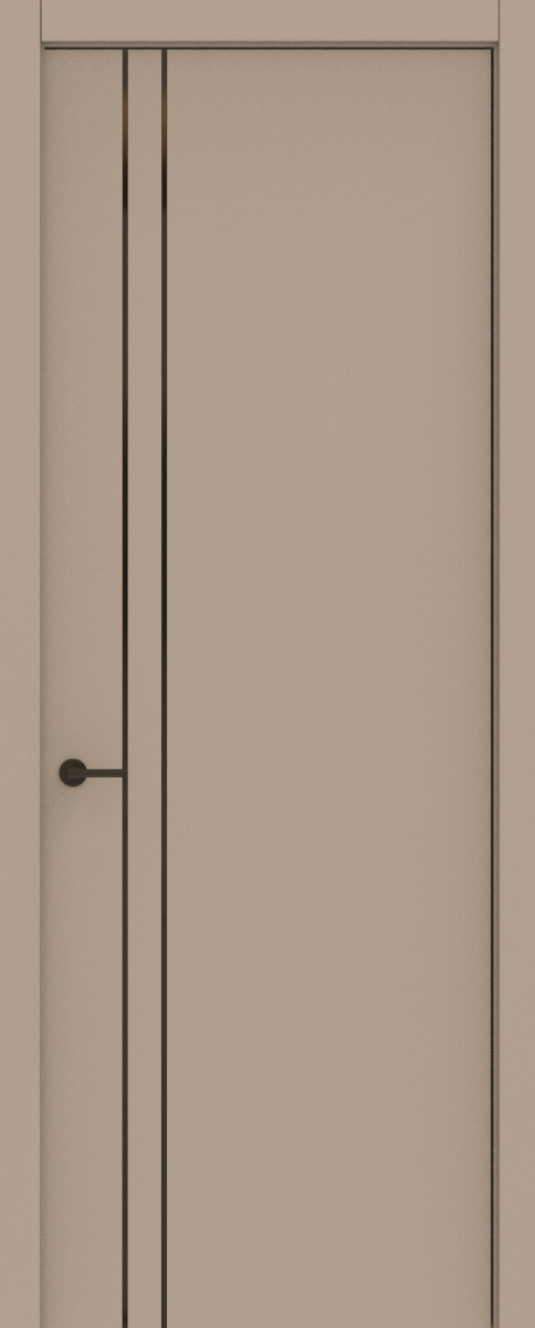 Лайн 7 вставка черная, Софт капучино Эксклюзив