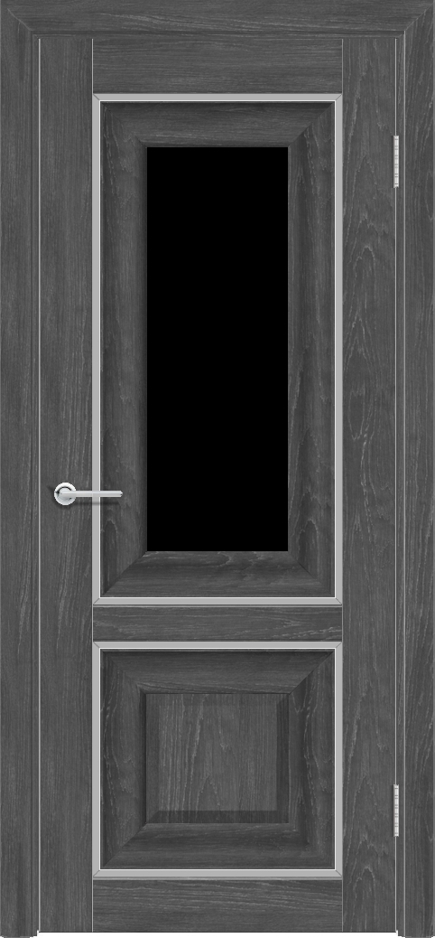 Т45, Дуб графит, Лакобель черный