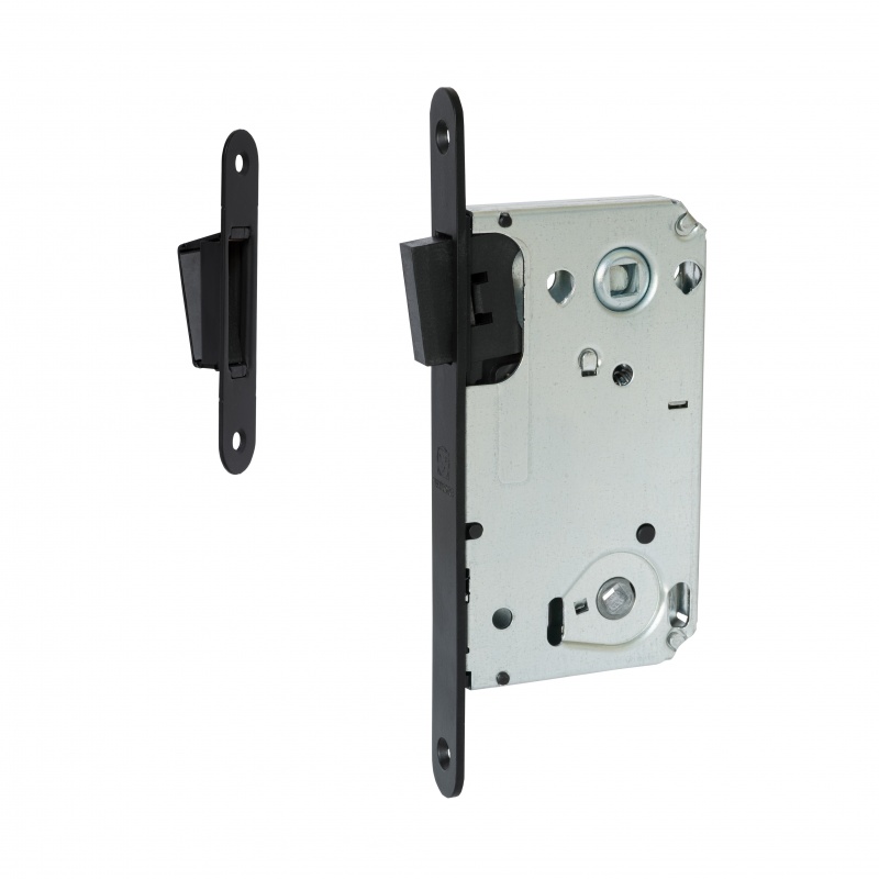 Защелка врезная под фиксатор Vettore WC 530 B-S MAGNET MBP чёрный матовый 20401