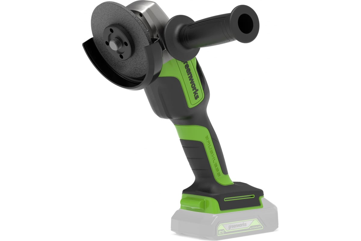 Шлифмашина угловая аккумуляторная GreenWorks GD24AG 3200207