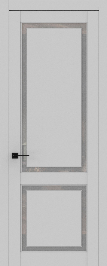 Прага 2, ПП, Серый полипропилен, Сатинат белое