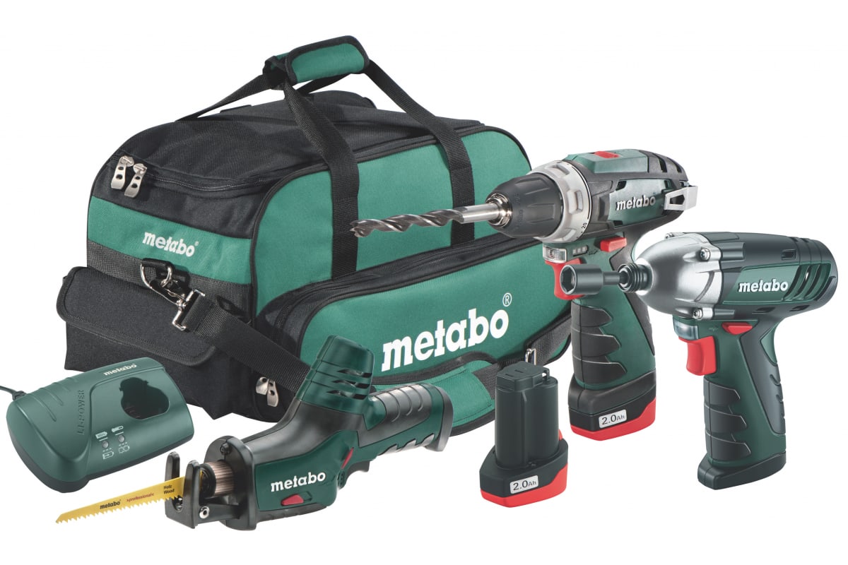 Набор инструмента аккумуляторный Metabo Combo Set 3.2 10.8 В: BS Basic + ASE + SSD 685057000