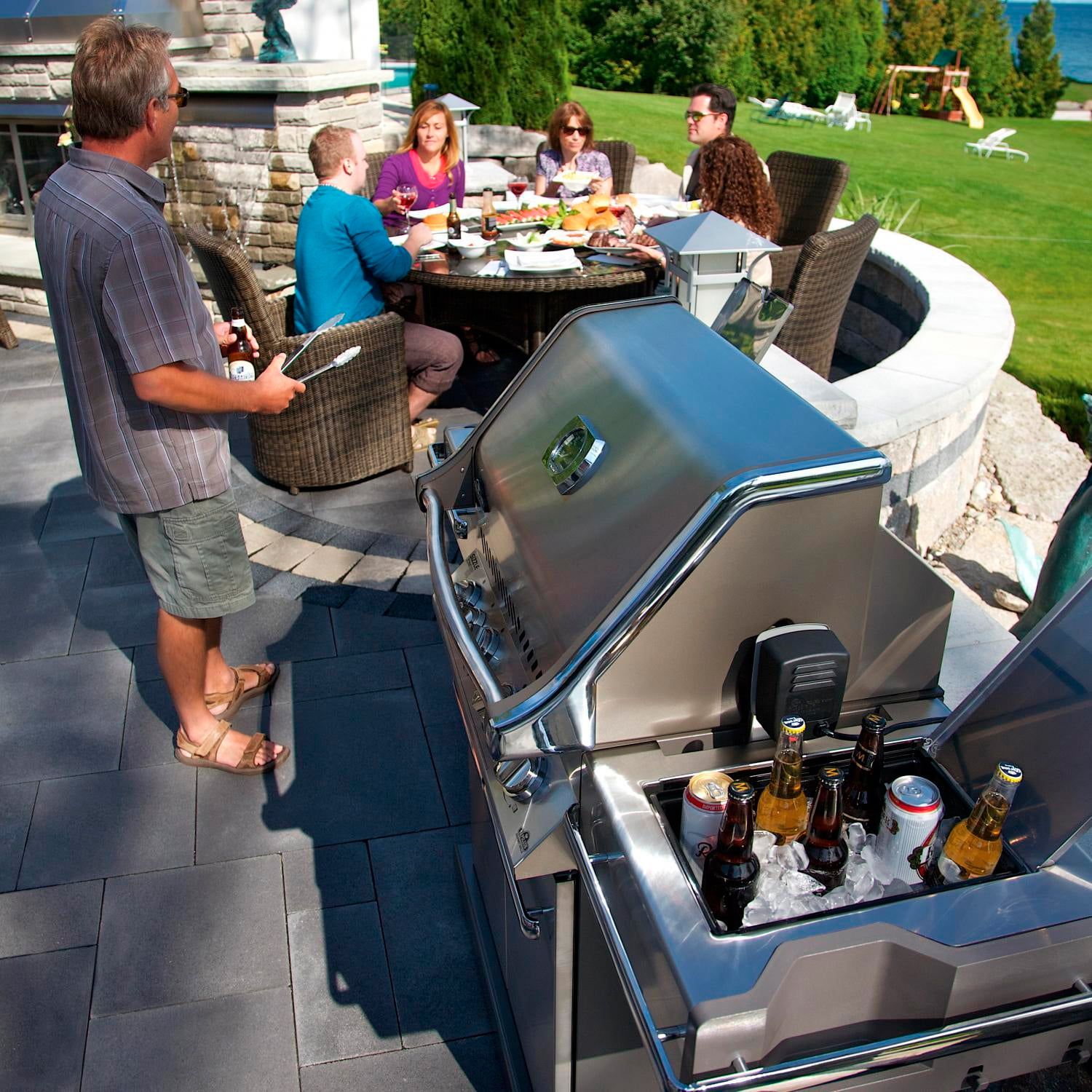 Гриль газовый Napoleon Prestige PRO-665