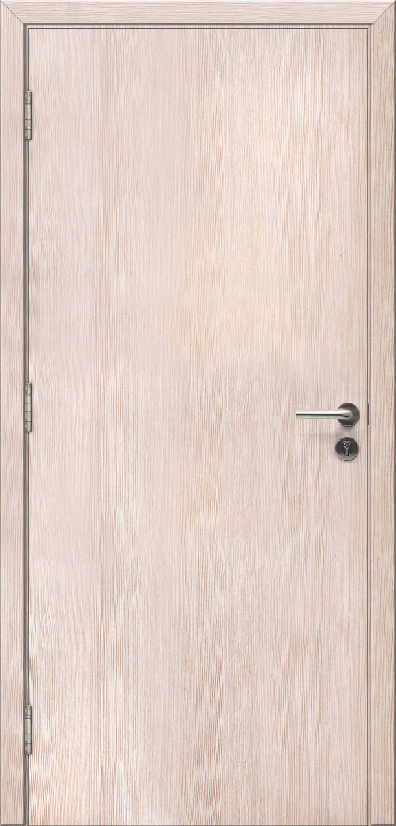 Дверь противопожарная, Дуб Беленый 3D пленка, ПГ