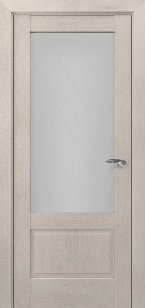 Турин В5, Classic Baguette, Экошпон, Матовый кремовый, Сатинат, Ромб