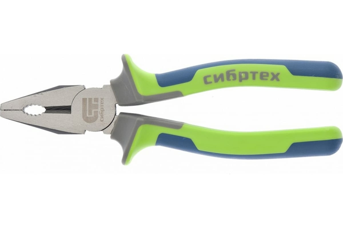 Плоскогубцы комбинированные с трехкомпонентной рукояткой Сибртех (200мм) 17055