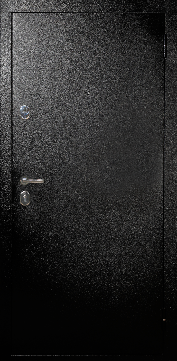 Входная дверь 7 см Шагрень черная