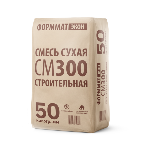 Смесь сухая универсальная Формматэкон СМ300 50кг (25шт)
