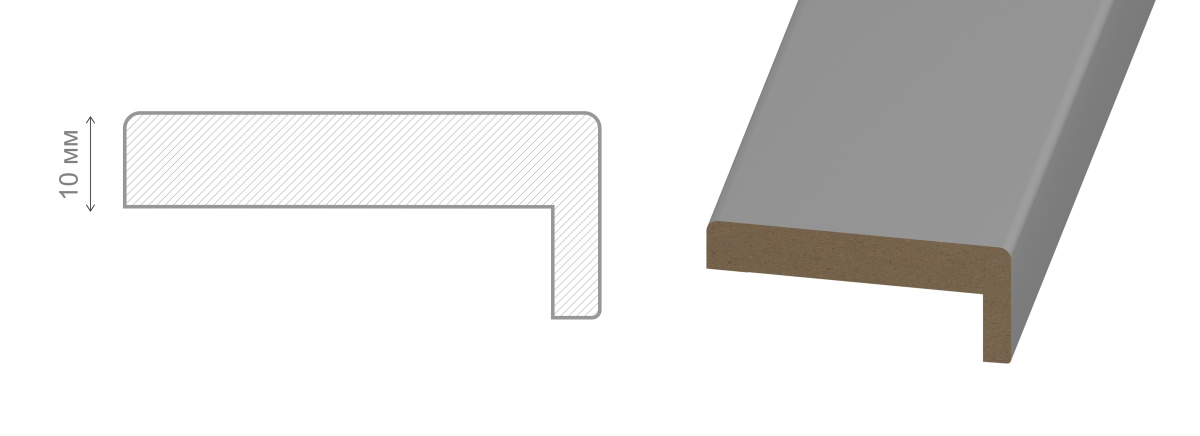Наличник телескоп, 8х70х2070/10х70х2130 (3 шт) Z