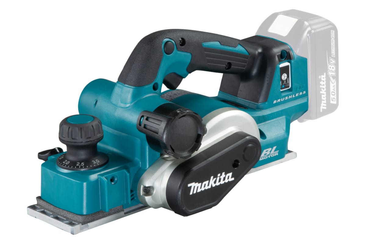Рубанок аккумуляторный Makita LXT DKP181ZU